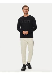 BOSS - Boss Longsleeve Togn 1 50519356 Czarny Regular Fit. Kolor: czarny. Materiał: bawełna. Długość rękawa: długi rękaw #4