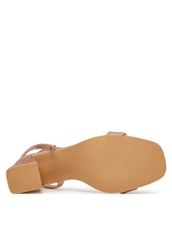 ONLY Shoes Sandały 15340872 Różowy. Kolor: różowy. Materiał: skóra