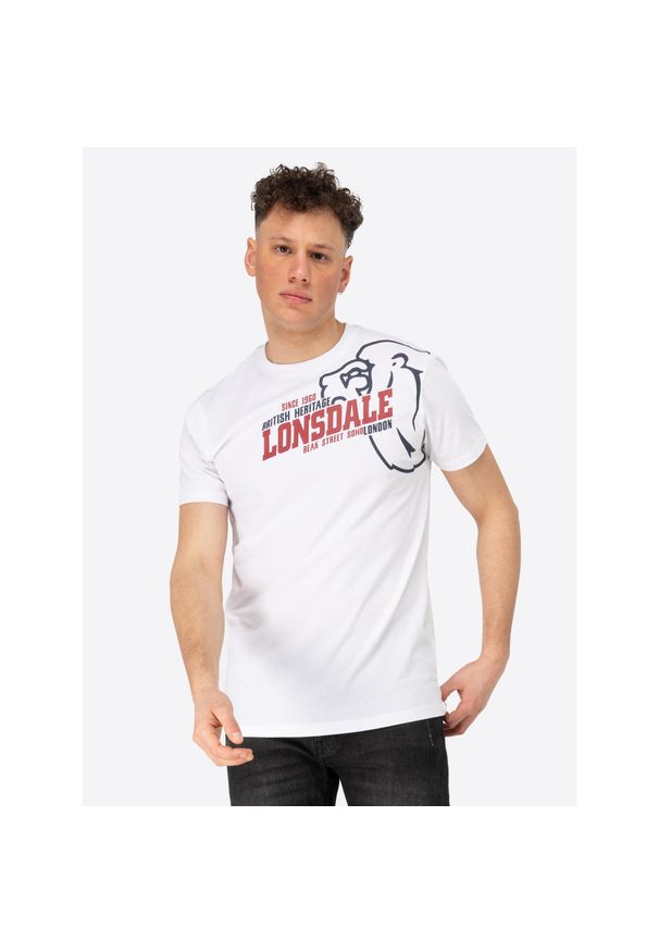 Koszulka Lonsdale Walkley. Kolor: biały