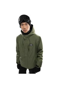 SIROKO - Kurtka snowboardowa męska W4 Streif. Kolor: zielony. Sezon: zima. Sport: snowboard #1