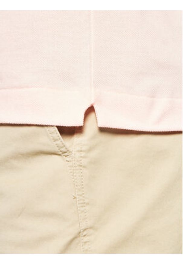 Lacoste Polo L1212 Różowy Classic Fit. Typ kołnierza: polo. Kolor: różowy. Materiał: bawełna
