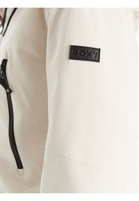 Roxy Kurtka narciarska ERJTJ03515 Biały Slim Fit. Kolor: biały. Materiał: syntetyk. Sport: narciarstwo