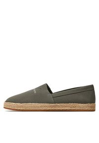 Calvin Klein Jeans Espadryle Espadrille Slipon Ml YM0YM00935 Zielony. Kolor: zielony