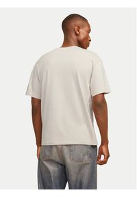 Jack & Jones T-Shirt Legacy 12256589 Beżowy Relaxed Fit. Kolor: beżowy. Materiał: bawełna #4