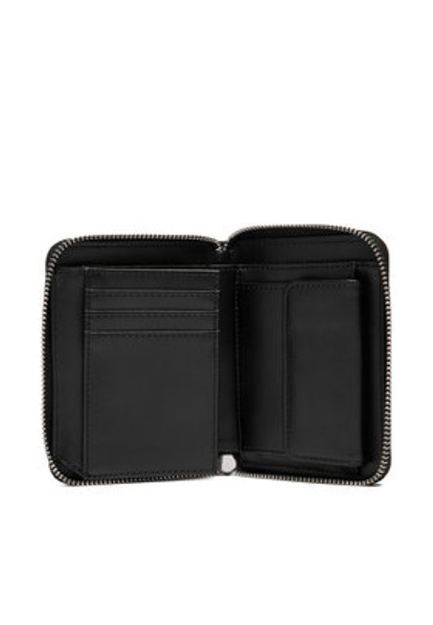 Love Moschino - LOVE MOSCHINO Portfel JC5613PP0NKD000B Czarny. Kolor: czarny. Materiał: skóra