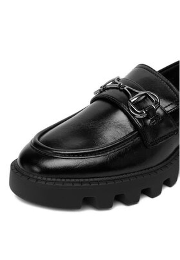 DeeZee Loafersy CEO-R25AW00705 Czarny. Kolor: czarny. Materiał: materiał, syntetyk