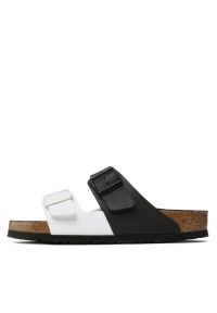 Birkenstock - BIRKENSTOCK ARIZONA SPLIT BF BLACK/WHITE. Kolor: czarny