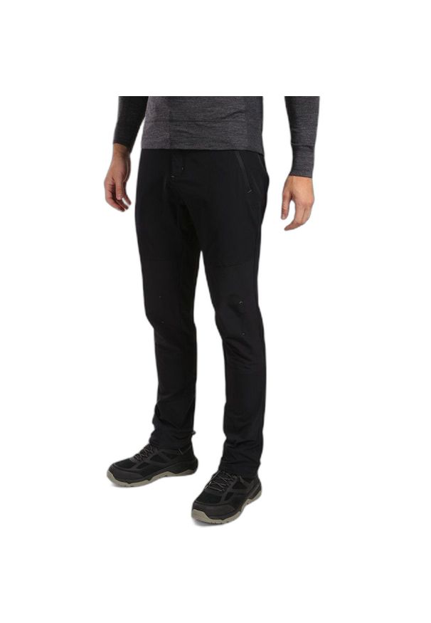 Spodnie ripstop Kilpi Tide. Kolor: czarny. Materiał: nylon. Sezon: lato. Sport: outdoor, turystyka piesza