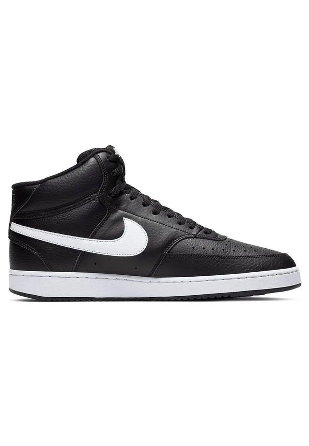 Buty do chodzenia męskie Nike Court Vision Mid Next Nature. Wysokość cholewki: za kostkę. Zapięcie: rzepy. Kolor: czarny. Materiał: guma, materiał, syntetyk. Szerokość cholewki: normalna. Model: Nike Court. Sport: turystyka piesza