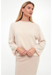 Marella - Sweter damski wełniany Nanti MARELLA MONOCHROME. Materiał: wełna