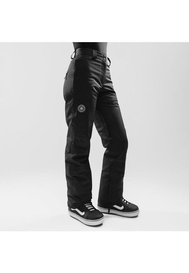 SIROKO - Spodnie snowboardowe damskie P1-W Vader. Kolor: czarny. Sezon: zima. Sport: snowboard