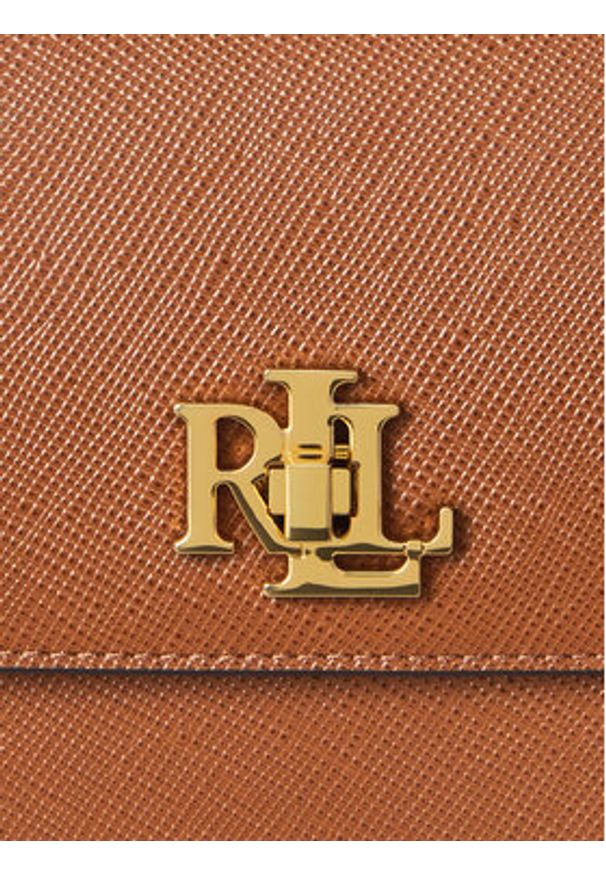 Lauren Ralph Lauren - LAUREN RALPH LAUREN Torebka 431974272001 Brązowy. Kolor: brązowy. Materiał: skórzane