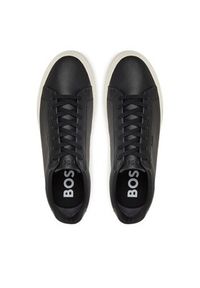 BOSS Sneakersy 50542114 Czarny. Kolor: czarny. Materiał: skóra