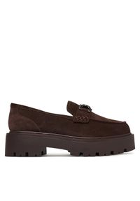Aldo Loafersy Oneameth 14058772 Brązowy. Kolor: brązowy. Materiał: skóra, zamsz #1