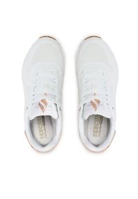 skechers - Skechers Sneakersy Uno 177094/WHT Biały. Kolor: biały. Materiał: skóra