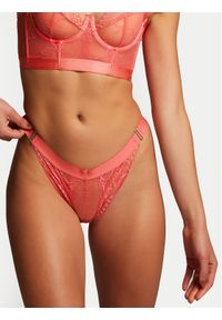 Hunkemöller Stringi Hana 204676 Różowy. Kolor: różowy. Materiał: syntetyk #1