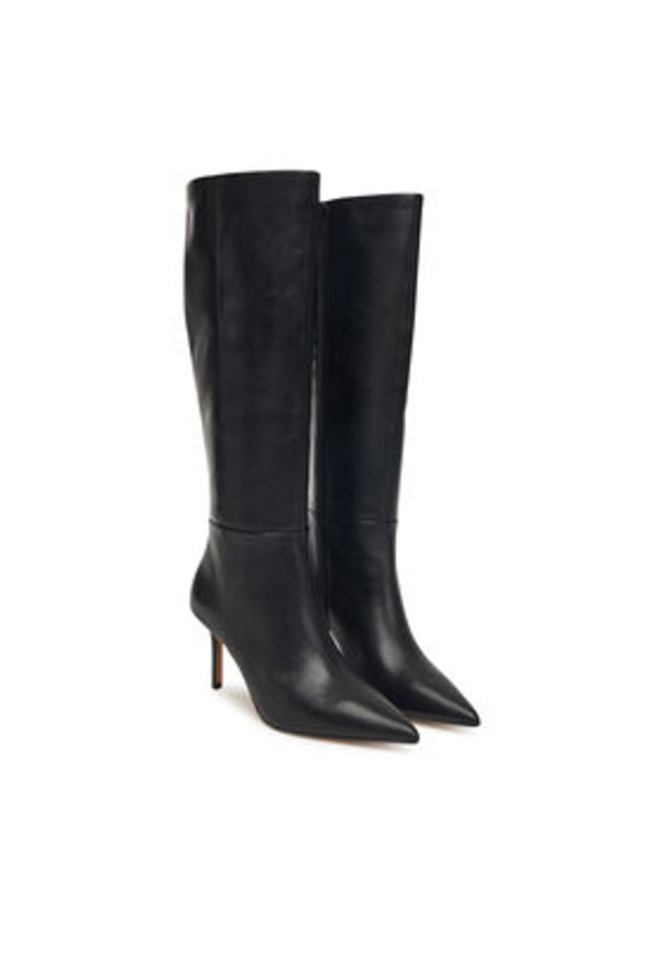 Aldo Kozaki Saphiria 14118372 Czarny. Kolor: czarny. Materiał: skóra