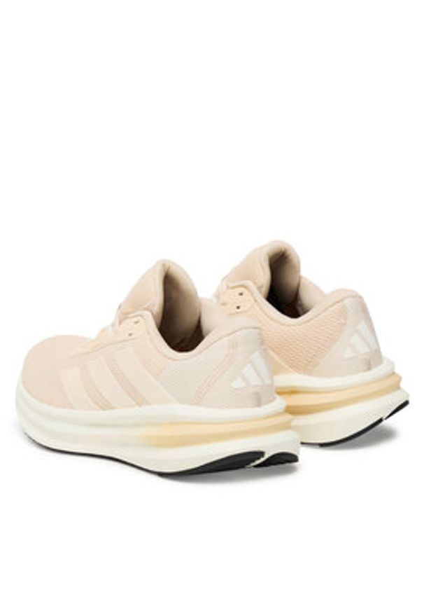 Adidas - adidas Buty do biegania Galaxy 7 JQ2606 Beżowy. Kolor: beżowy. Materiał: materiał