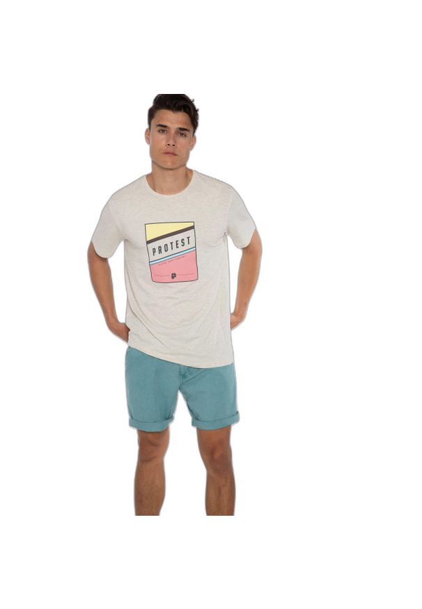 Krótka Protest Fan. Kolor: szary, niebieski, wielokolorowy. Długość: krótkie. Sport: turystyka piesza