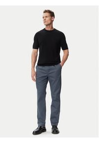 Calvin Klein Spodnie materiałowe LV140EM633 Granatowy Slim Fit. Kolor: niebieski. Materiał: bawełna #2