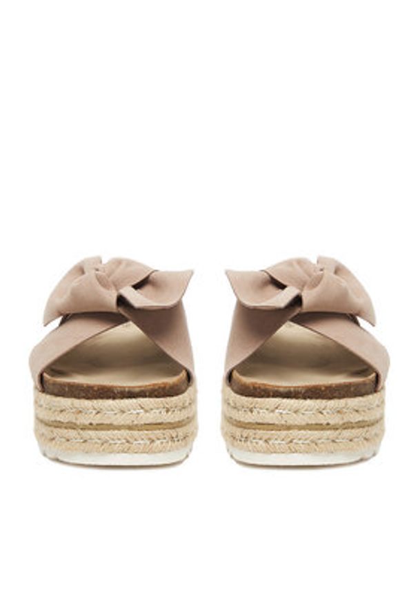 DeeZee Espadryle CT0626-16 Beżowy. Kolor: beżowy. Materiał: materiał