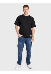 Redefined Rebel T-Shirt Thomas 211126 Czarny Regular Fit. Kolor: czarny. Materiał: bawełna #3