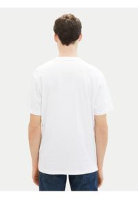 Tom Tailor Denim T-Shirt 1040880 Biały Relaxed Fit. Kolor: biały. Materiał: bawełna #6