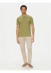 BOSS Polo Parlay 190 50494697 Zielony Regular Fit. Typ kołnierza: polo. Kolor: zielony. Materiał: bawełna