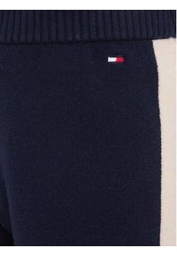 TOMMY HILFIGER - Tommy Hilfiger Spodnie dresowe KG0KG07673 Granatowy Regular Fit. Kolor: niebieski. Materiał: syntetyk