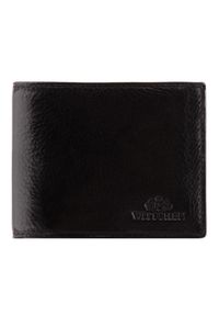Wittchen - Męski portfel skórzany z rozkładanym panelem. Kolor: czarny. Materiał: skóra #1