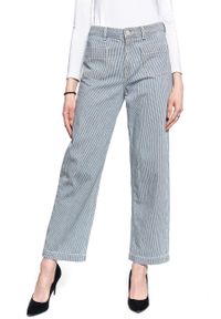 Lee - LEE WIDE LEG DAMSKIE SPODNIE JEANSOWE L30YIWLX 112106890 #9