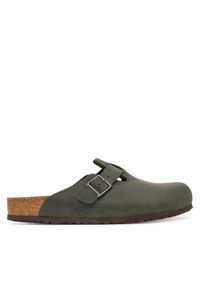 Birkenstock Klapki Boston 1032724 Zielony ciemny. Kolor: zielony. Materiał: skóra #1
