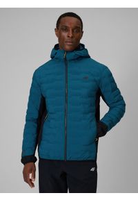 4f - 4F Kurtka trekkingowa z wypełnieniem Primaloft Silver męska - granatowa S. Kolor: niebieski. Materiał: materiał. Technologia: Primaloft. Długość: długie #1