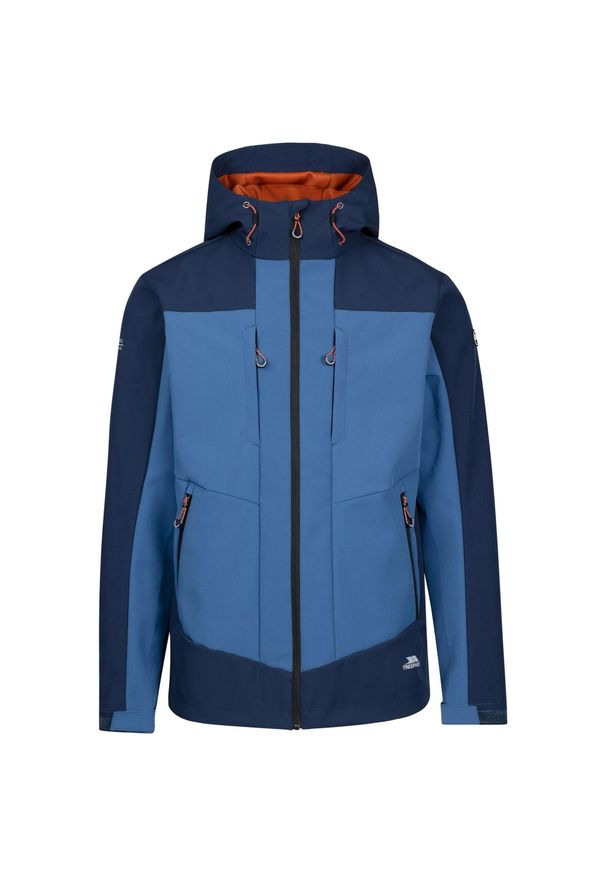 TRESPASS - Kurtka Softshell Męska Tamston TP75. Kolor: niebieski. Materiał: softshell