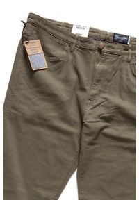 Wrangler - WRANGLER SPODNIE MĘSKIE ARIZONA ESPRESSO LIGHT W12OEB261. Materiał: materiał
