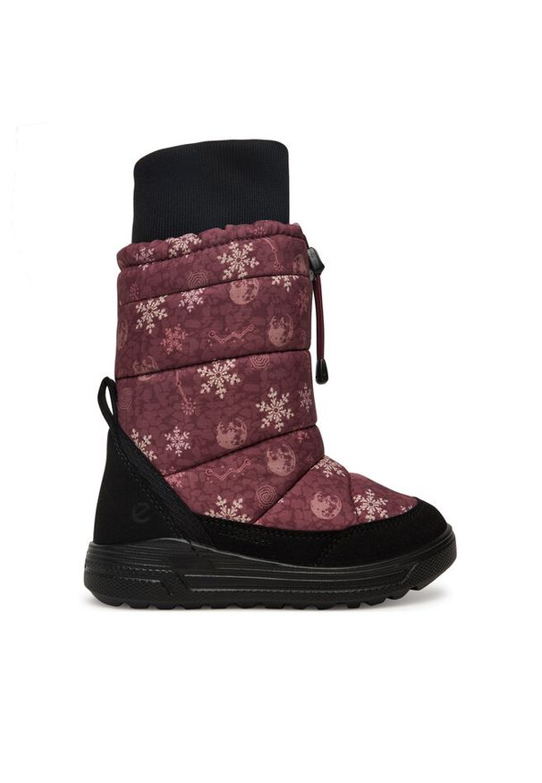 ecco - Śniegowce ECCO. Kolor: czerwony