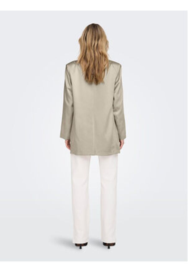 only - ONLY Marynarka 15275720 Szary Oversize. Kolor: szary. Materiał: syntetyk