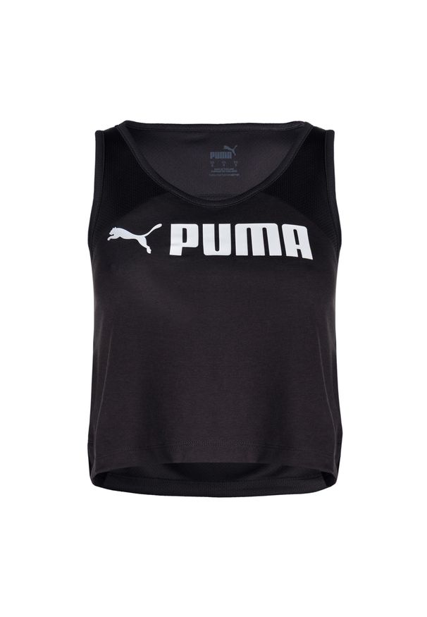 Puma - Top treningowy damski PUMA Fit Skimmer Tank. Kolor: czarny