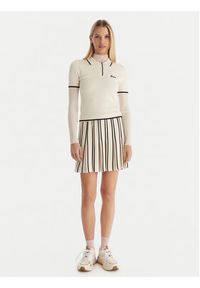Guess Spódnica plisowana V5GD00 Z3D60 Écru Regular Fit. Materiał: wiskoza #3