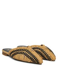 Patrizia Pepe Klapki 8Z0140/L109 Beżowy ciemny. Kolor: beżowy. Materiał: skóra #6