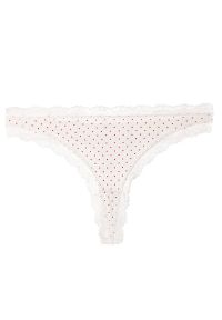 Białe Stringi Damskie Moraj 2 Pary. Kolor: biały. Materiał: tkanina #8