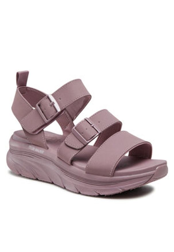 skechers - Skechers Sandały Retro Cosmos 119234/MVE Fioletowy. Kolor: fioletowy. Materiał: skóra. Styl: retro