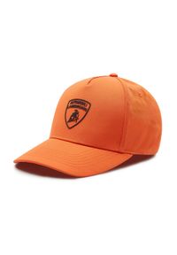 Lamborghini Czapka z daszkiem 72XAZK0Z Pomarańczowy. Kolor: pomarańczowy. Materiał: materiał