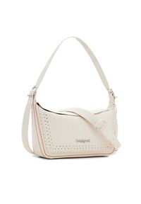 Desigual Torebka 25SAXP52 Écru. Kolor: kremowy. Materiał: skórzane #5