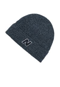 Czapka dla każdego New Balance LAH53009NNY - niebieska. Kolor: niebieski. Materiał: akryl. Sezon: zima