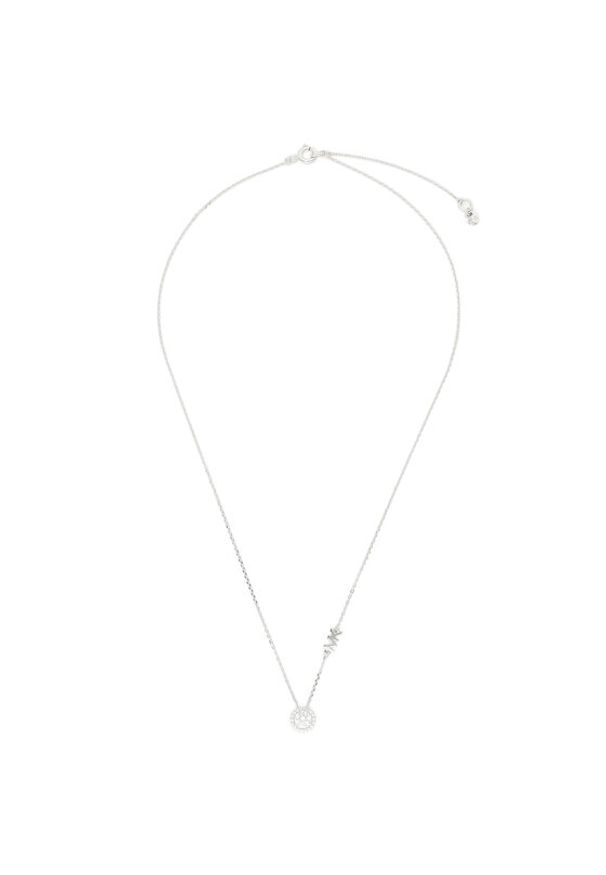 Michael Kors Naszyjnik Pave Halo Necklace MKC1208AN040 Srebrny. Materiał: srebrne. Kolor: srebrny