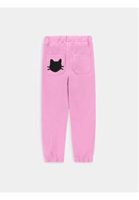 COCCODRILLO - Coccodrillo Spodnie dresowe WC4120103CEK Różowy Regular Fit. Kolor: różowy. Materiał: bawełna #3