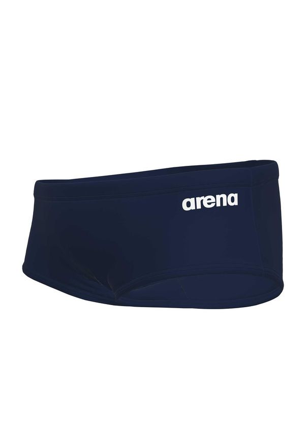 Kąpielówki z niskim stanem Arena Solid. Stan: obniżony. Kolor: wielokolorowy, niebieski, biały