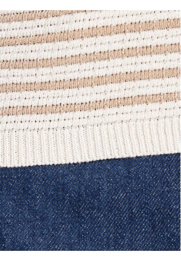 Morgan Top 252-MCAMI Beżowy Regular Fit. Kolor: beżowy. Materiał: syntetyk