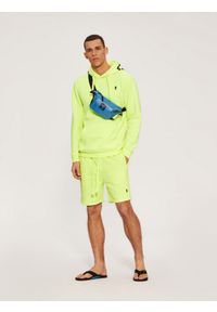Diverse - Krótkie spodenki męskie CLTN SH 0122 W456 - żółty. Kolor: szary. Materiał: poliester, bawełna. Długość: krótkie